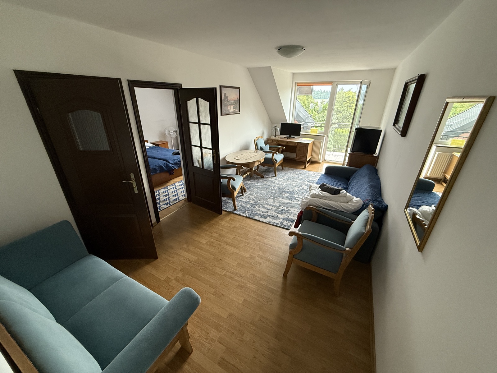 Pokój nr 2 - apartament na poddaszu z balkonem