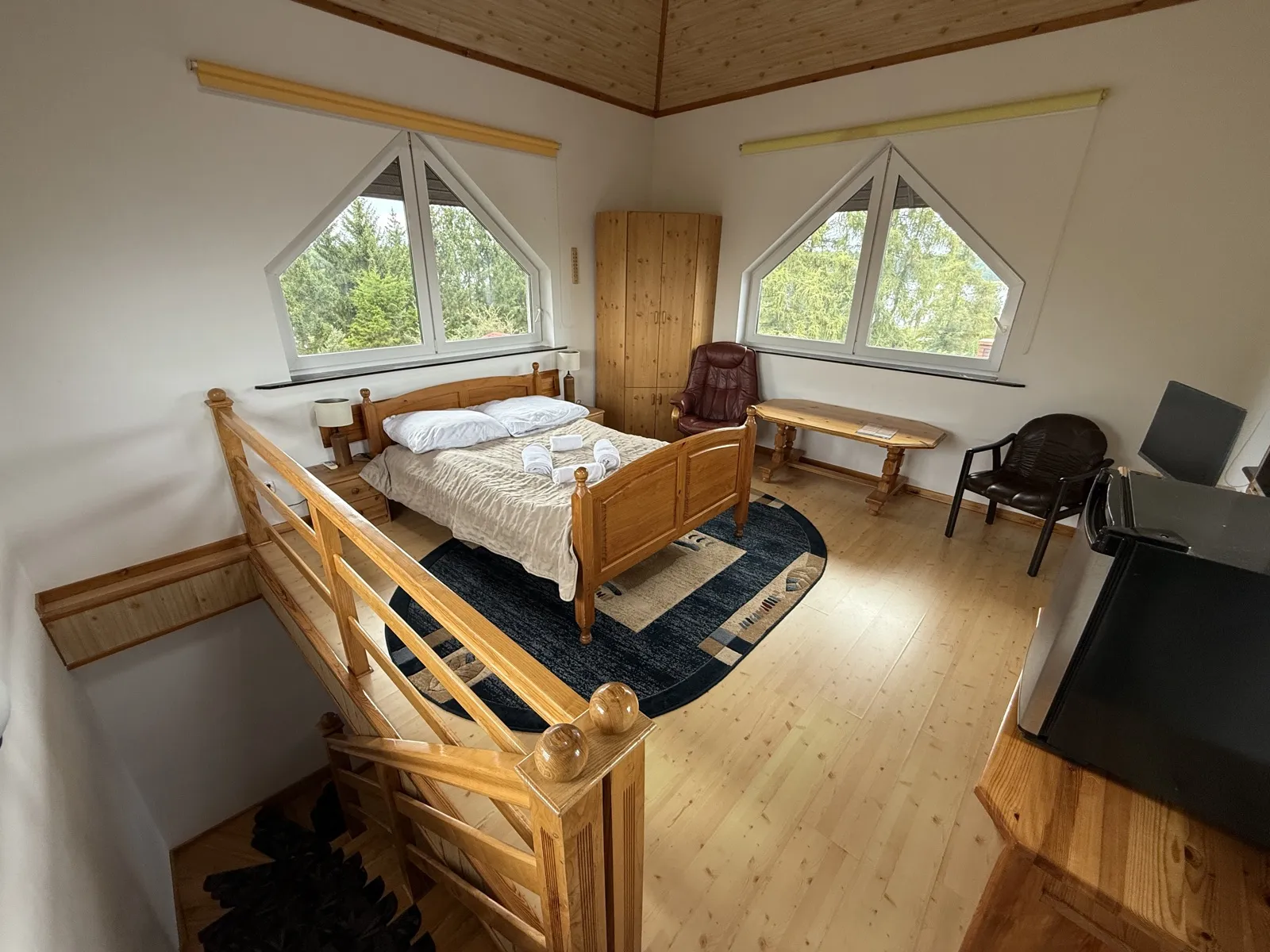 Studio 2-poziomowe #5 w VITA Augustów - antresola z widokiem na 4 strony świata